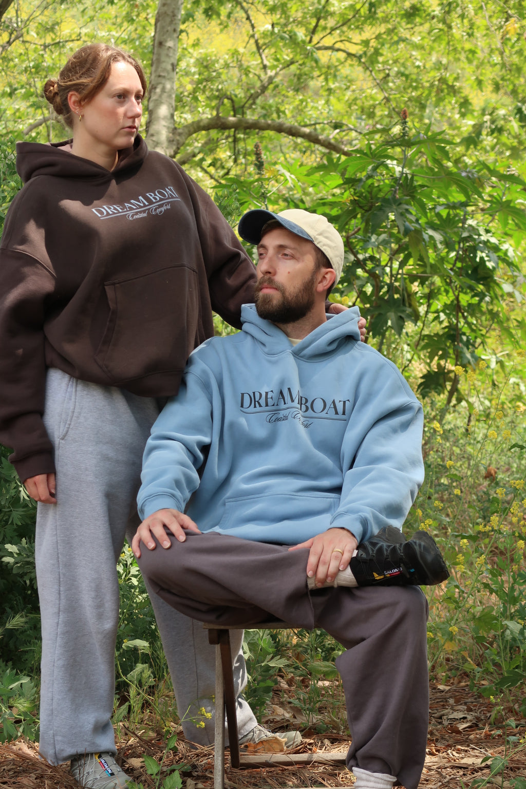 Dream Boat Hoodie Grey