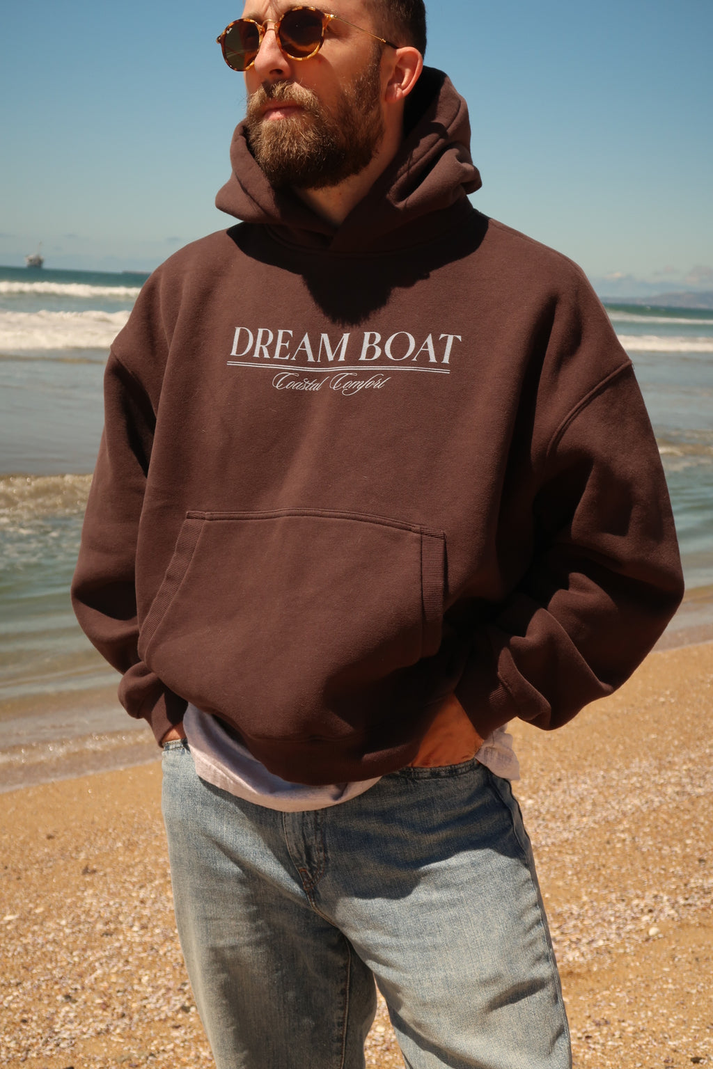 Dream Boat Hoodie Grey